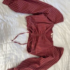 Levi's Red and Brown Flannel